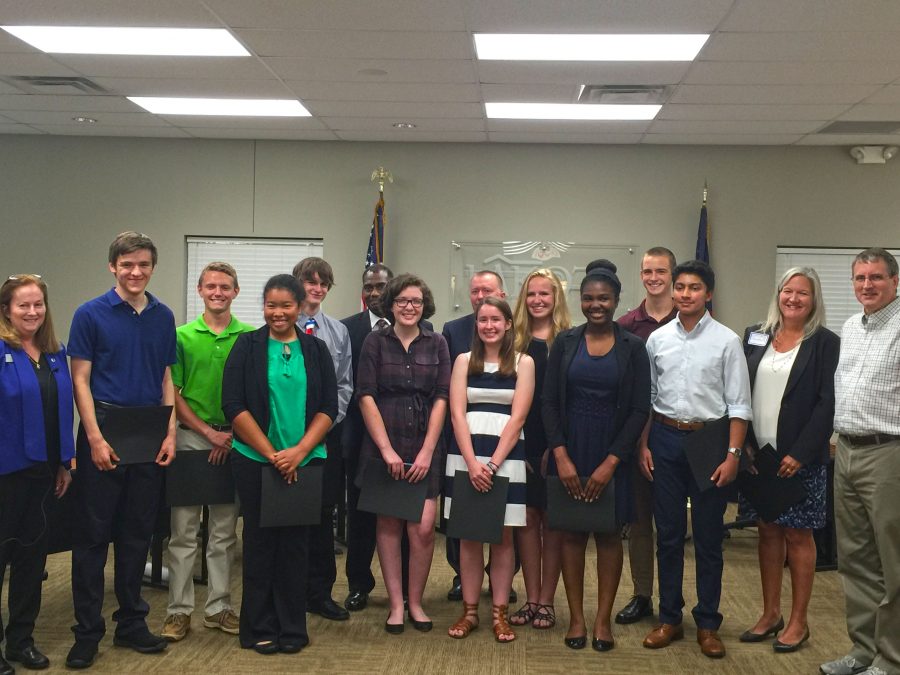 Lakota East and Lakota West seniors were recognized at the Sept. 26 Board of Education meeting for qualifying as National Merit Semi-Finalists.