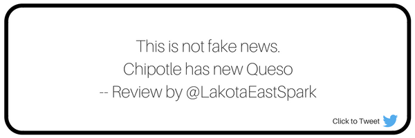 Chipotle Queso Review by Leah Boehner on Lakota East Spark Cincinnati Ohio Staff Online Culture Chipotle's New Cheesy Joke