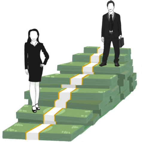 The Gap Between Genders The Women's Issue Wage Gap Men Higher Pay Story by Noor Ghuniem Art by Selena Chen Package Indepth Lakota East Spark Newsmagazine Online Culture