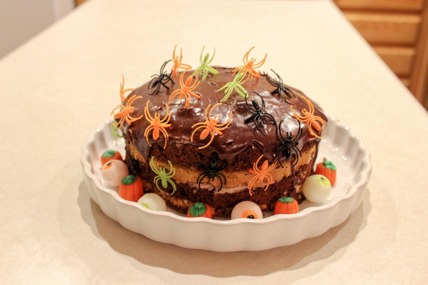 Pumpkin+Chocolate+Halloween+Cake