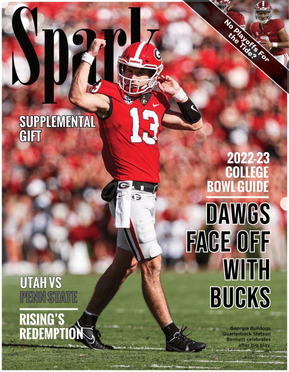 Pictured on the cover: Georgia quarterback Stetson Bennett (13) during a game against Vanderbilt on Dooley Field at Sanford Stadium in Athens, Ga., on Saturday, Oct. 15, 2022. (Photo by Tony Walsh)