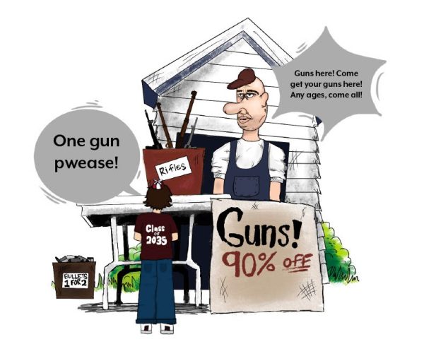Editorial Cartoon: American Gun Regulation