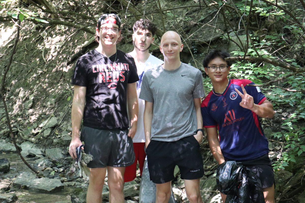 Pictured left to right: 2025 seniors Joe Griggs, Kais Alwawi, Tyler Garrett, and Thomas Truong.