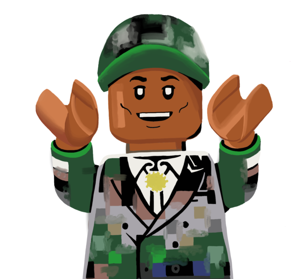 Pharrell Williams in Lego form.