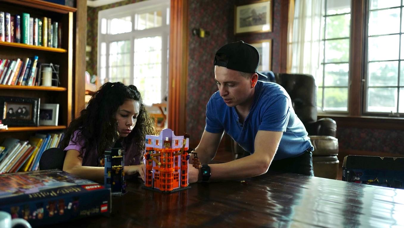 Director Zach Daulton on set of "The Wish," a commercial for Harry Potter Lego sets. he has 22 commercials listed on his website.